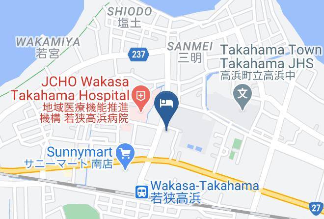 Takahama Townoi District - Wave Takahama Hotel Maps