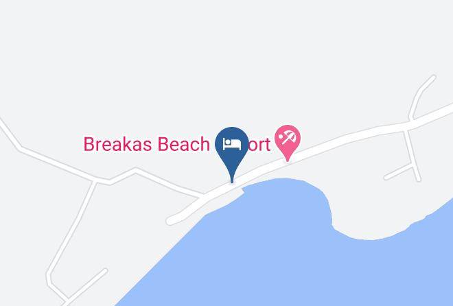 Efate - Surfside On Breakas Beach Maps