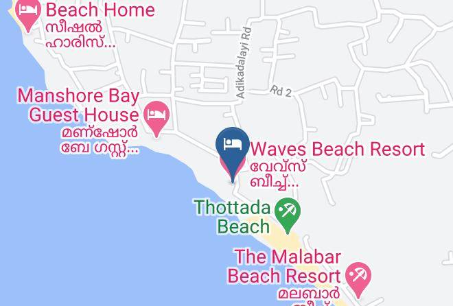 Waves Beach Resort Map