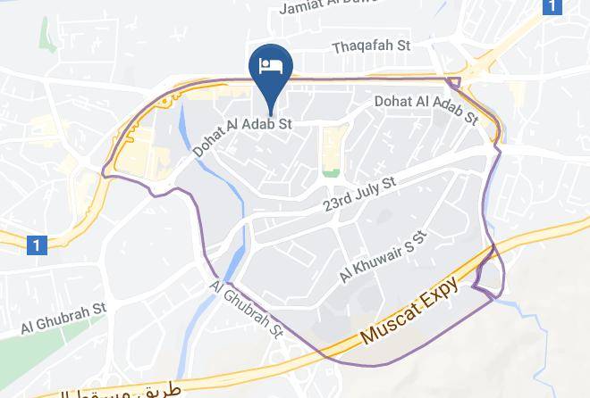 Bawshar - Waves International Hotel Maps