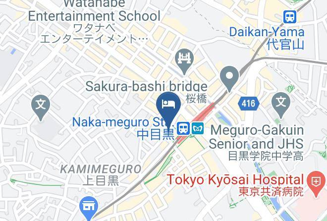 Meguro Ward - Waves Nakameguro Maps
