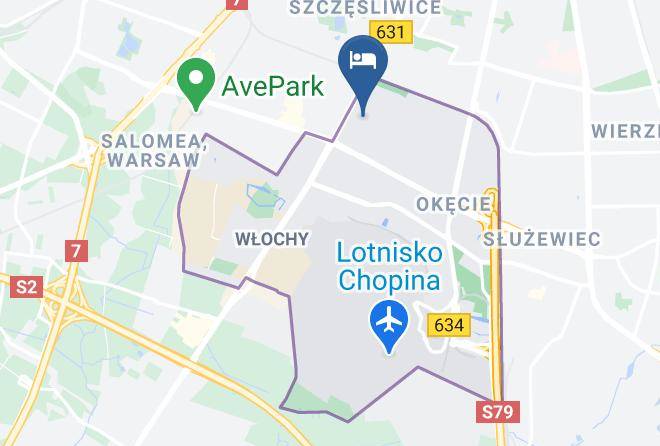 Warsaw - Wawa Noclegi Maps