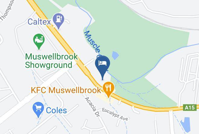 Muswellbrook - Wayfarer Motel Maps