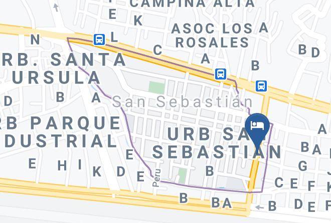 San Sebastian - Wayta Inn Hotel Cuzco Peru Maps