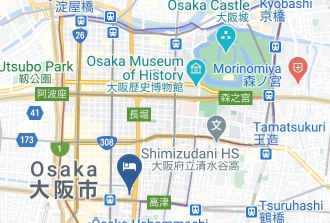 Osaka City Chuo Ward - Wbfbunraku Maps