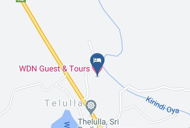 Badulla - Wdn Guest & Tours Maps