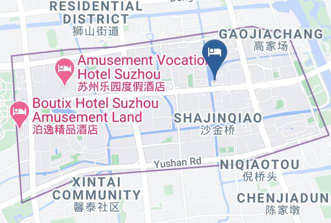 Suzhou - Wealthy All Suite Hotel Suzhou Maps