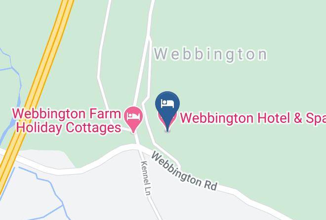 Webbington Hotel & Spa Map