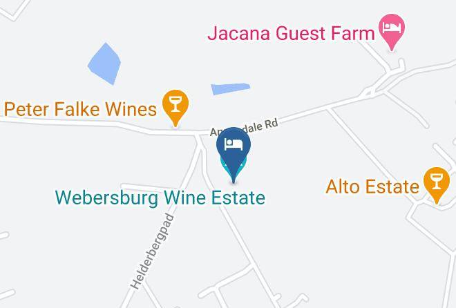 Cape Winelands - Webersburg Wine Estate Maps