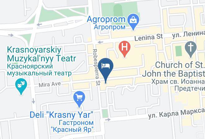 Krasnoyarsk - Weekend Mini Hotel Maps