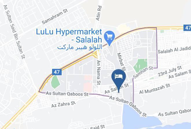 Salalah - Weekend Residence Al Zahraa Maps