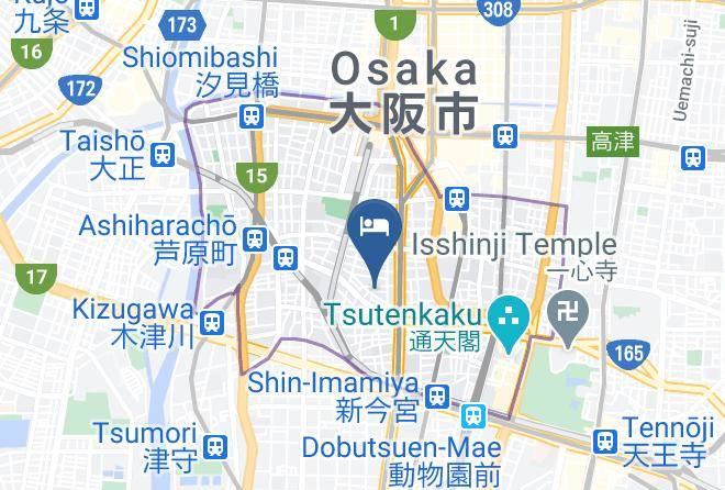 Osaka City Naniwa Ward - Weekly Green In Namba Maps