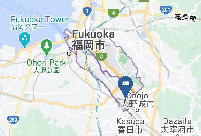 Fukuoka City Hakata Ward - Weekly Inn Minami Fukuoka Maps