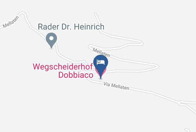 Wegscheiderhof Dobbiaco Map