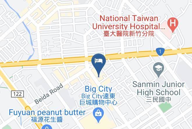 Hsinchu City - Wei Lu Business Hotel Maps