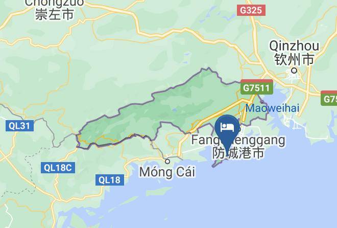 Fangchenggang - Weiboji Sidun Holiday Hotel Maps