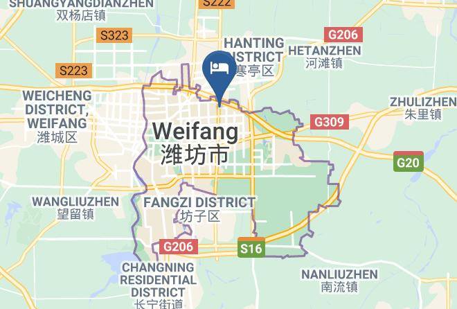Weifang - Weifang Fengyuan Hotel Maps