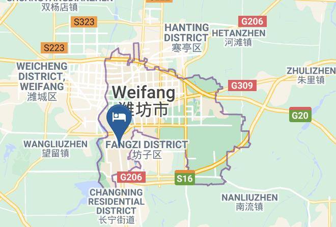 Weifang - Weifang Jinbao Hotel Maps