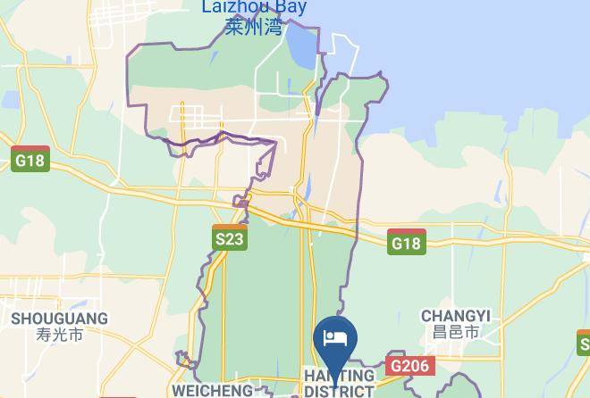 Weifang - Weifang Jinqilin Hotel Maps