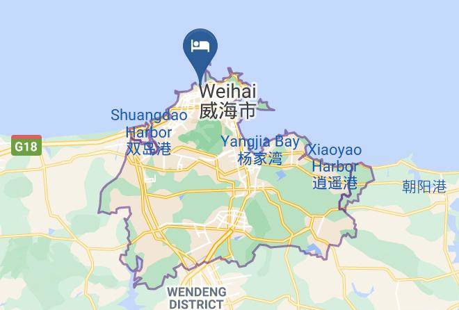Weihai - Weihai Gaoshang Movie Art Hotel Maps