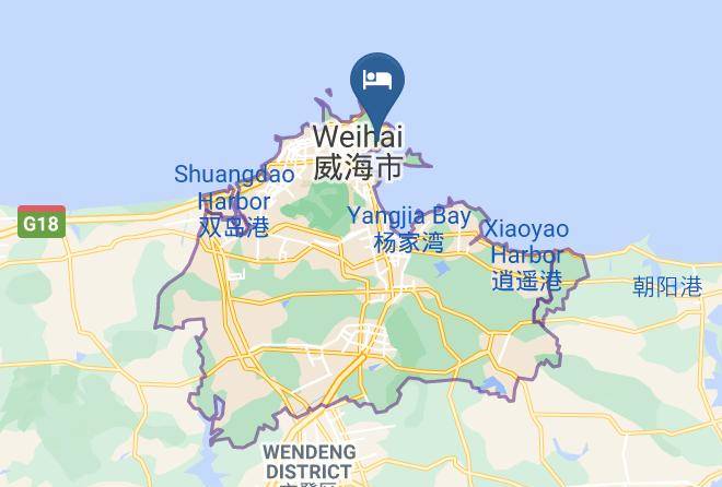 Weihai - Weihai Zhongyuan Oilfield Ludao Hotel Maps