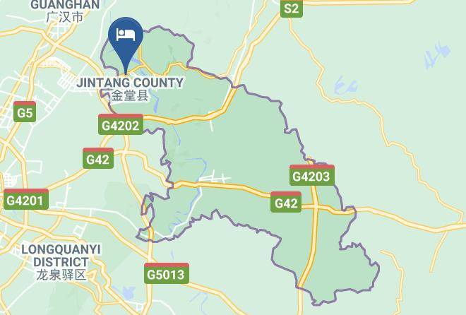 Chengdu - Weiluona Hot Spring Hotel Maps