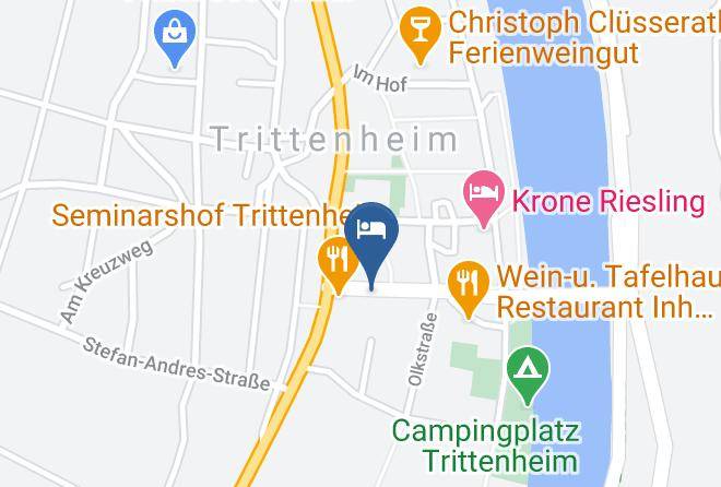 Trier Saarburg - Wein Und Sektgut Gunther Clusserath Mit Gastehaus Sigrid Clusserath Maps