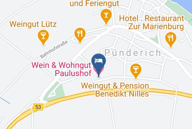 Cochem Zell - Wein & Wohngut Paulushof Maps