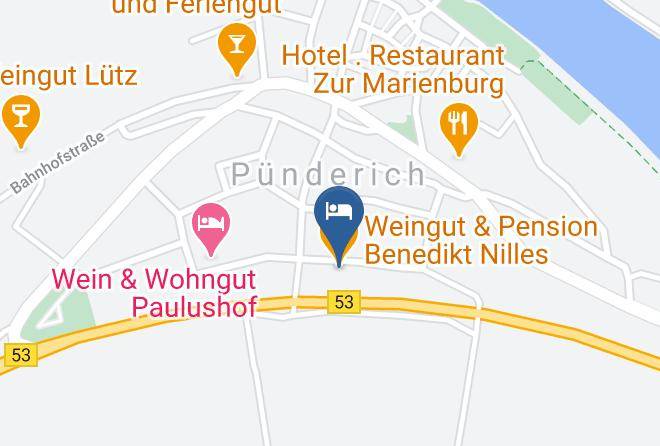 Cochem Zell - Weingut & Pension Benedikt Nilles Maps