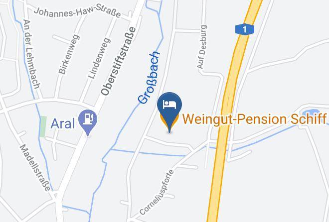 Trier Saarburg - Weingut Pension Schiff Maps