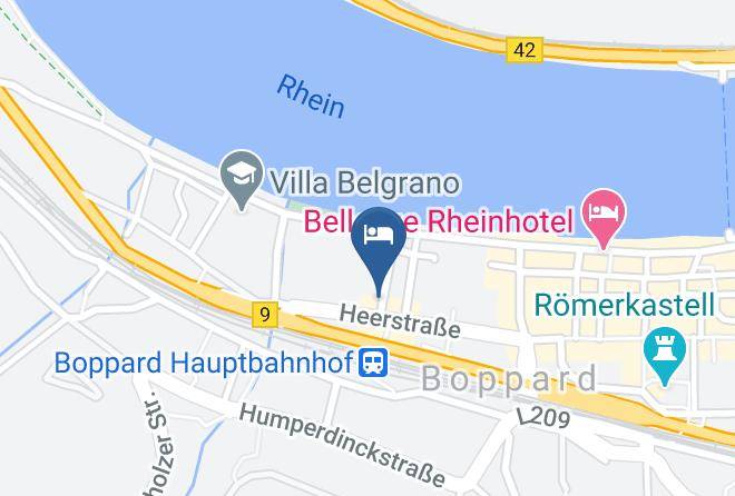 Rhein Hunsruck Kreis - Weinhaus Heilig Grab Maps
