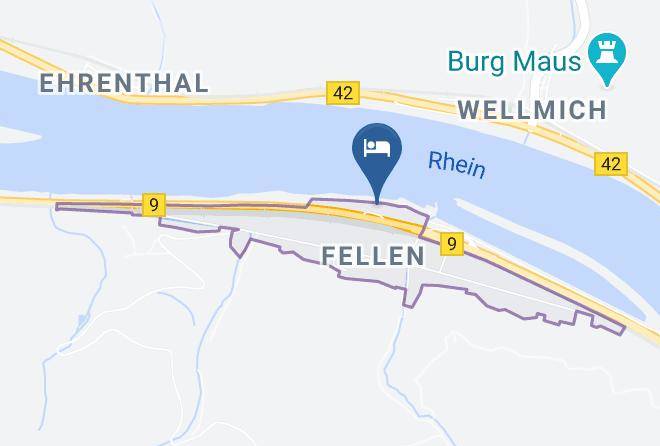 Rhein Hunsruck Kreis - Weinhotel Landsknecht Maps