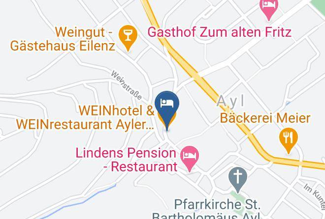 Weinhotel & Weinrestaurant Ayler Kupp Map