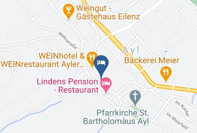 Trier Saarburg - Gastehaus Ayler Kupp Maps