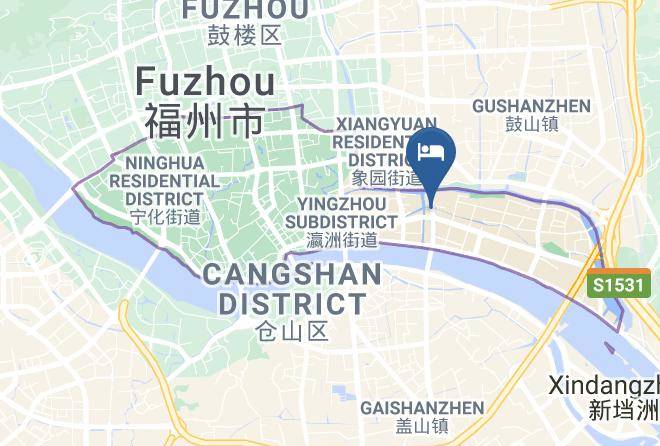 Fuzhou - Weinisi Theme Hotel Maps