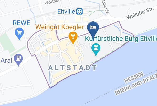 Rheingau Taunus Kreis - Weinstube Gelbes Haus Eltville Maps