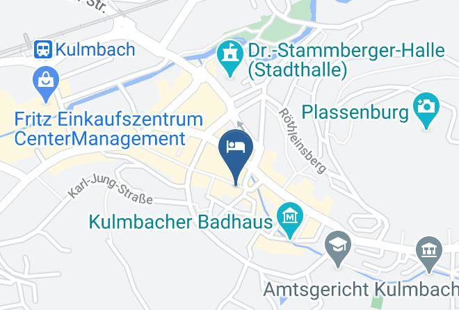 Kulmbach - Altstadthotel Weisses Ross Maps
