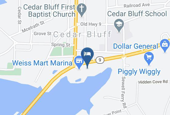 Cherokee - Weiss Lake Motel Maps