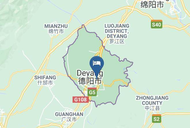 Deyang - Weiya Hotel Maps