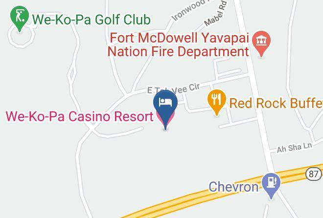 Maricopa - We Ko Pa Casino Resort Maps