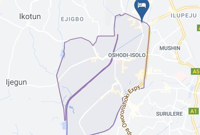 Mushin - Terrace Green Hotel Maps