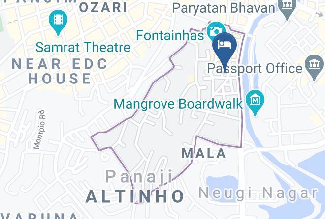 Tiswadi - Welcome Heritage Panjim Pousada Maps