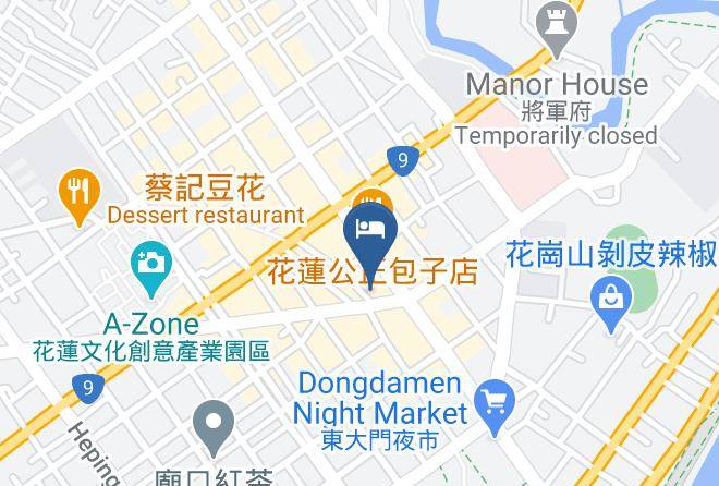 Welcome Hostel Mapa - Taiwan - Hualiennty