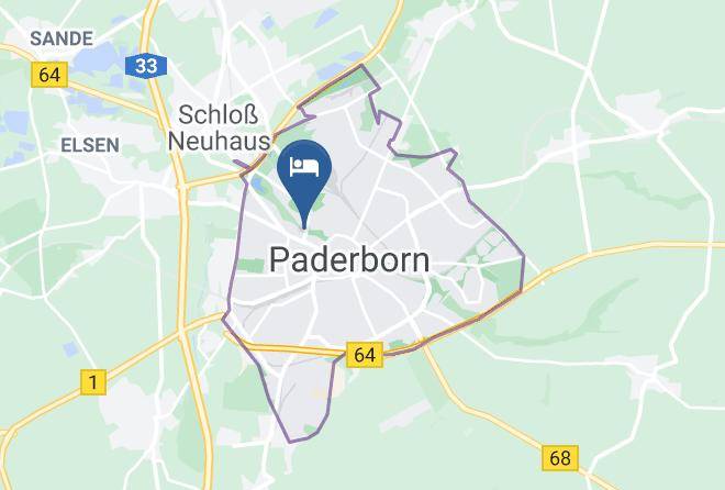 Welcome Hotel Paderborn Map