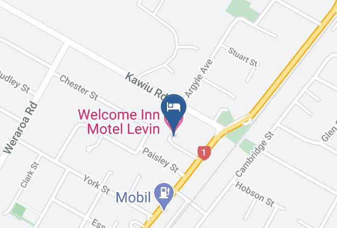 Horowhenua - Welcome Inn Motel Levin Maps