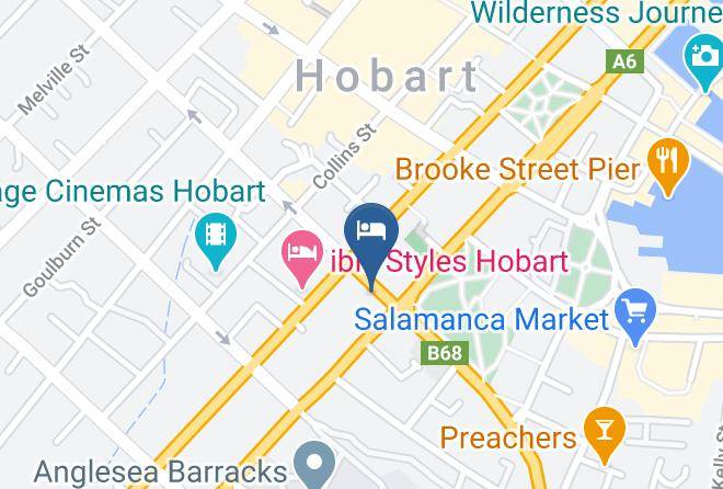 Hobart - Welcome Stranger Hotel Maps