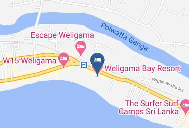 Galle - Weligama Bay Resort Maps