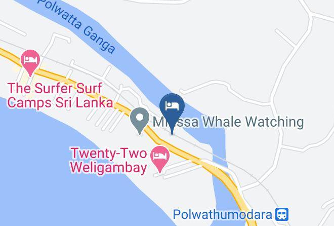 Galle - Weligama Bay Watsila Resort Maps