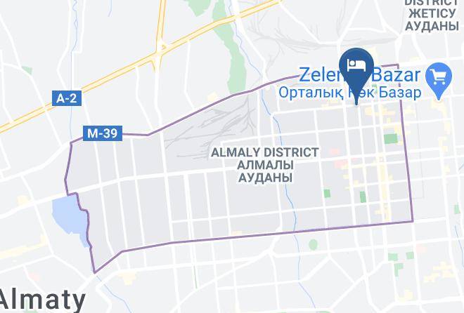 Almaty City - Well Sleep Hotel Maps