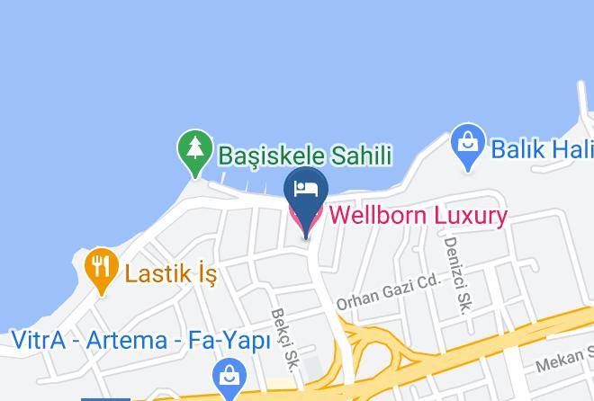 Basiskele - Wellborn Luxury Hotel Maps